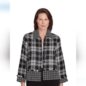 Alfred Dunner Boucle' Jacket